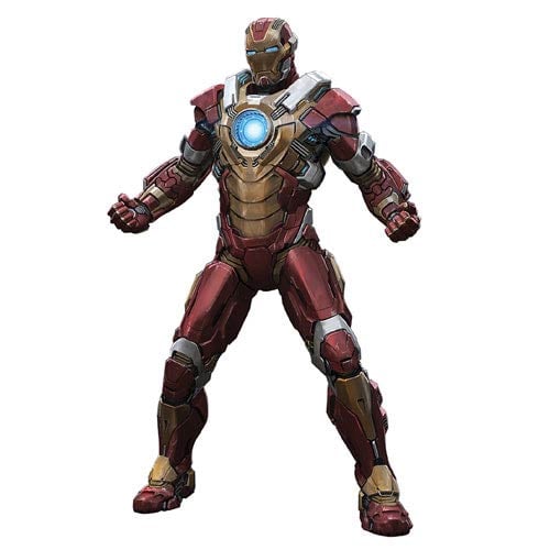 Iron Man 3 Movie Mark 17 Heartbreaker Armor 1:9 Scale Action Hero Vignette Pre-Assembled Model Kit